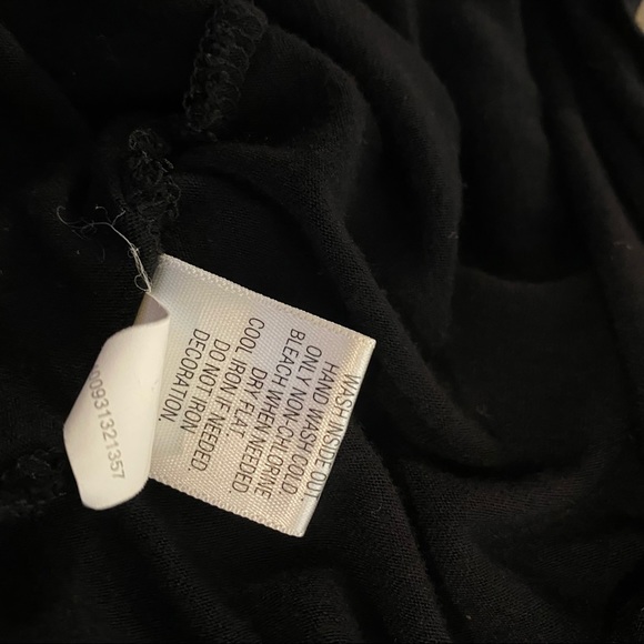 APT. 9 Black Beaded Low Cut V Neck Tank Top Plus Size 2X - Picture 7 of 7